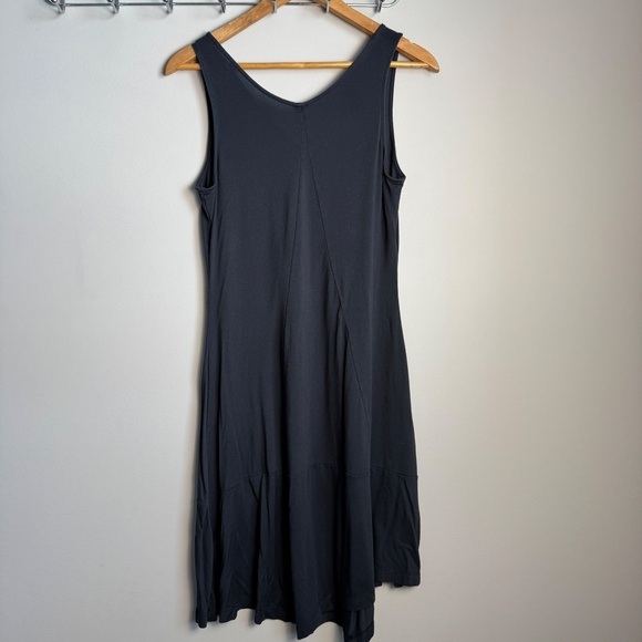 Lole Women's Lightweight Stretch Tank Top Dress V-Neck Flared Hem Black‎ Medium - Picture 5 of 14